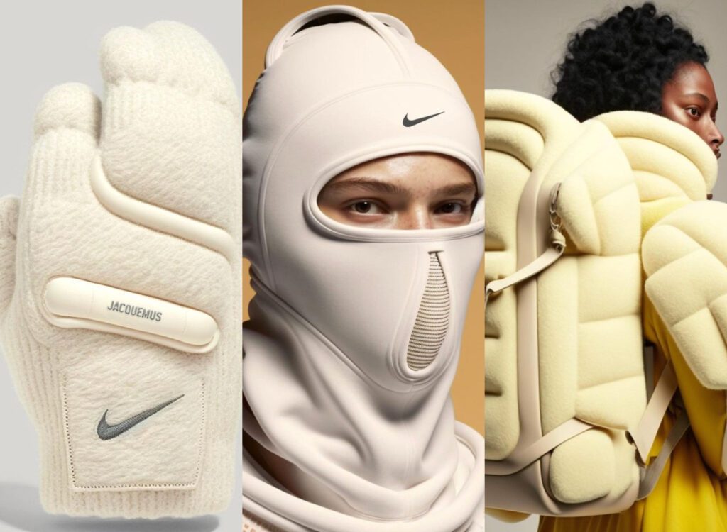 Jacquemus e Nike collezione realizzata con l'intelligenza artificiale
