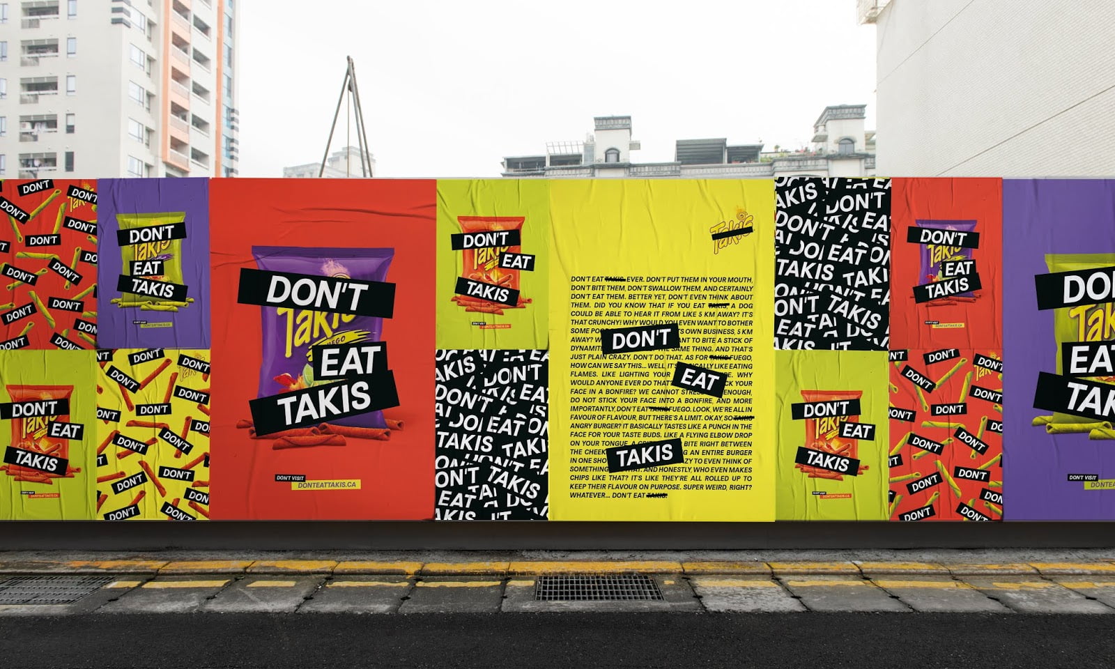 Campagna di reverse marketing Don't eat Takis - smarTalks