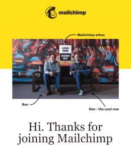 MailchimpWelcome email_smarTalks